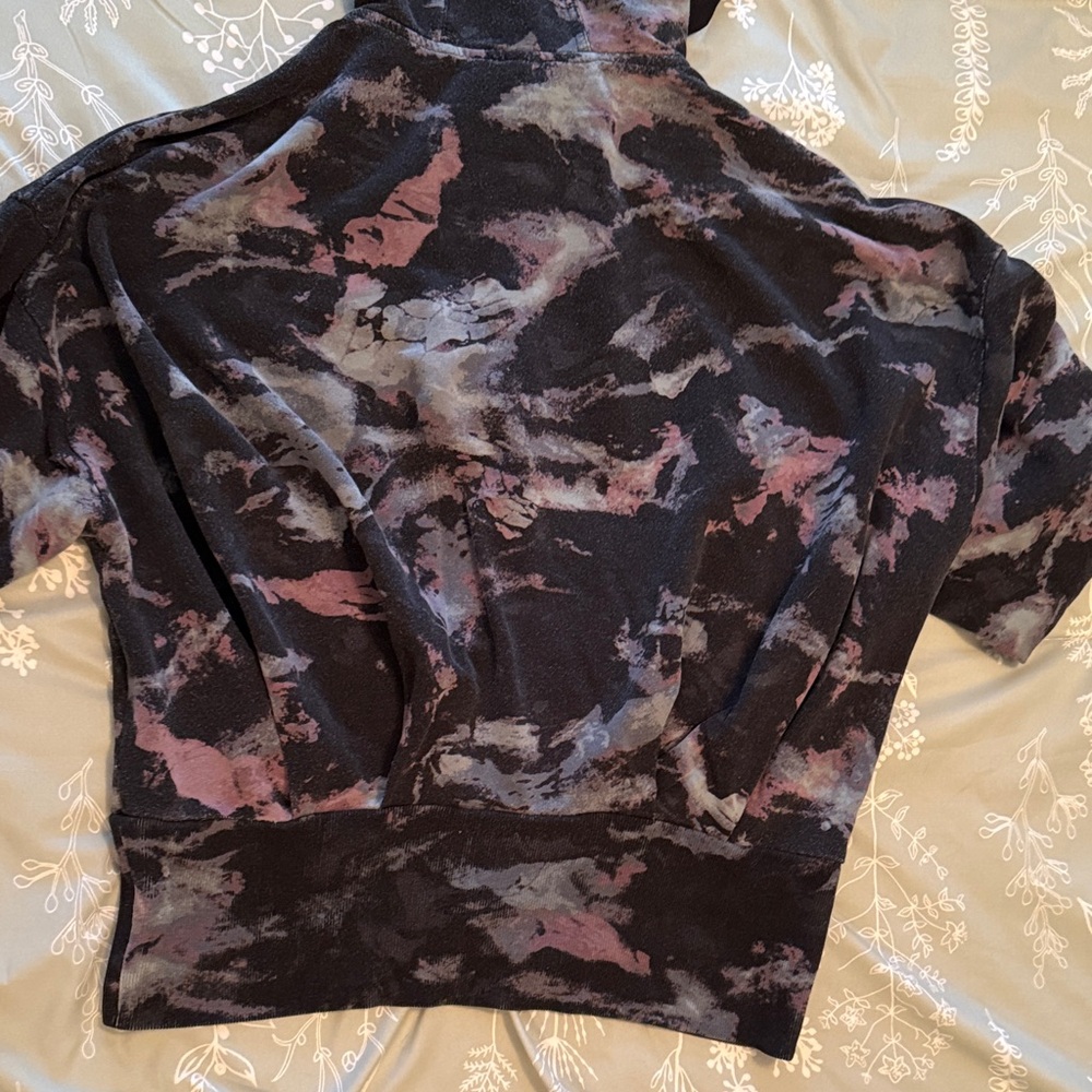 Athleta Abstract Patterned Hooded Jacket purple, … - image 7